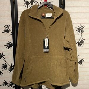 USMC Coyote Fleece Large synthetic fleece pullover